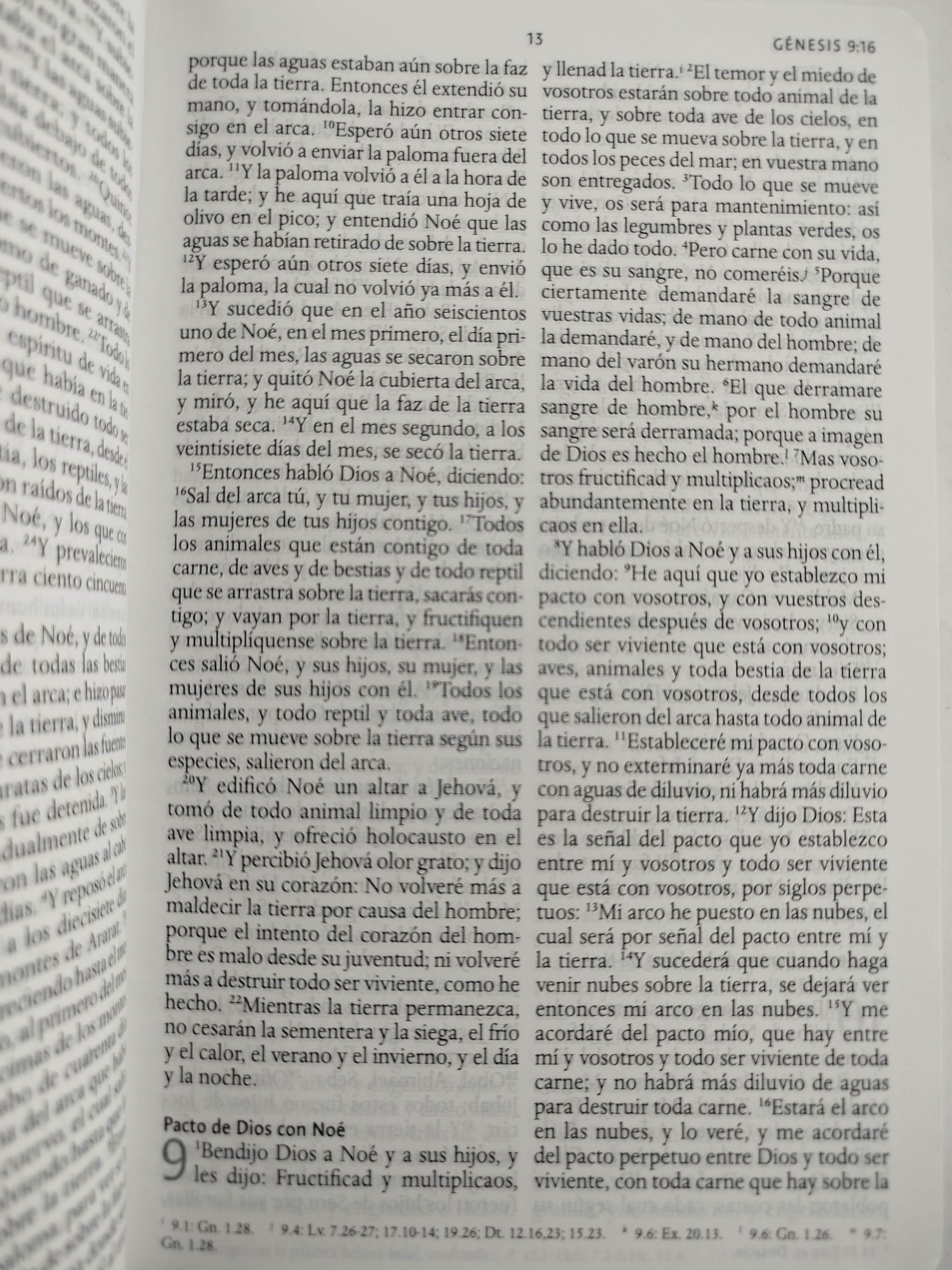 Biblia rvr 1960 nombres de Dios celeste flores tapa dura by Reina Valera 1960