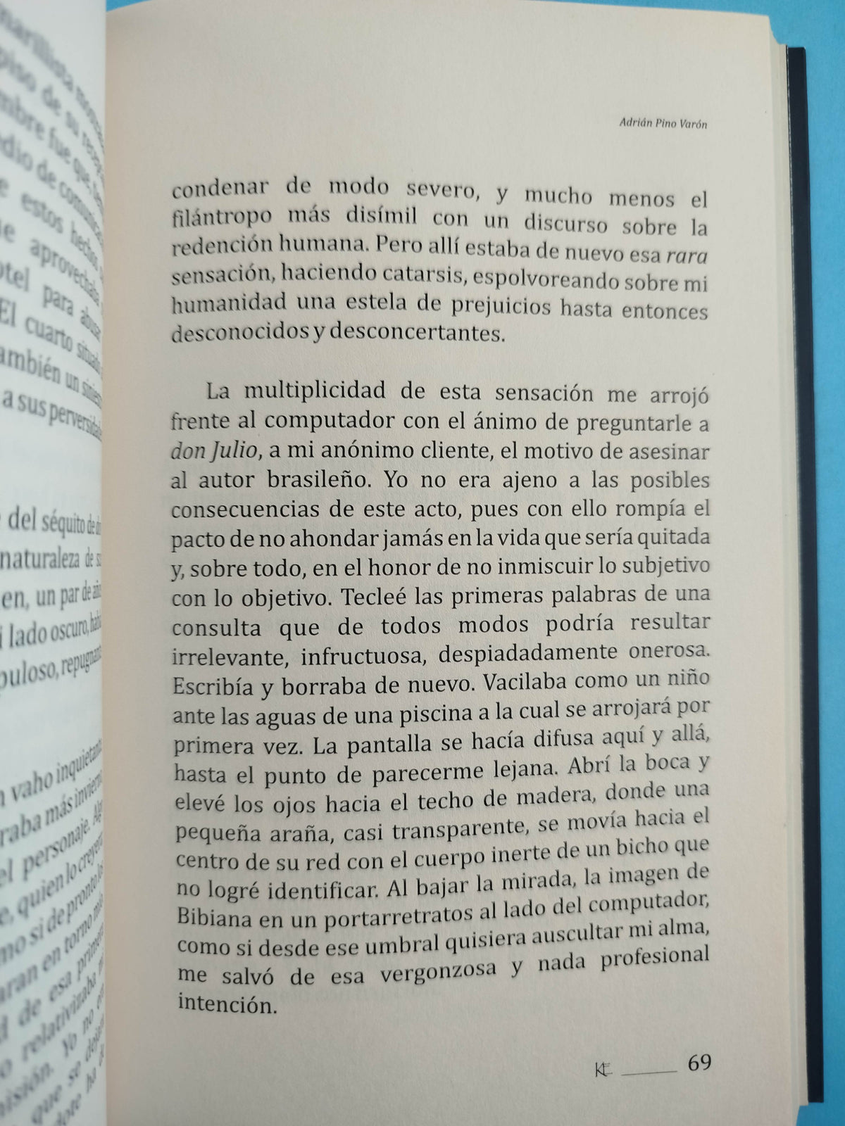 Instrucciones Para Asesinar Al Escritor by Adrian Pino Varon