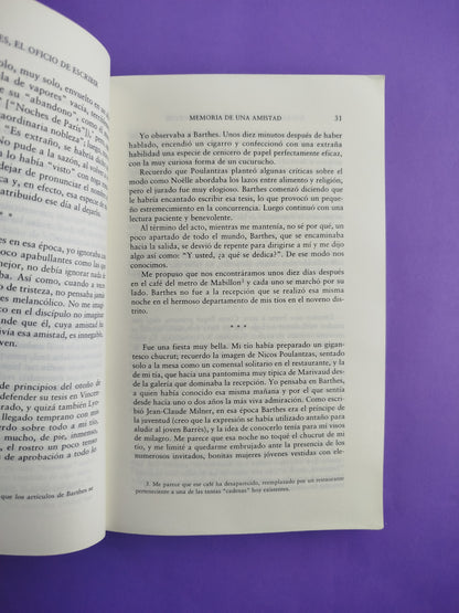 Roland Barthes, el oficio de escribir