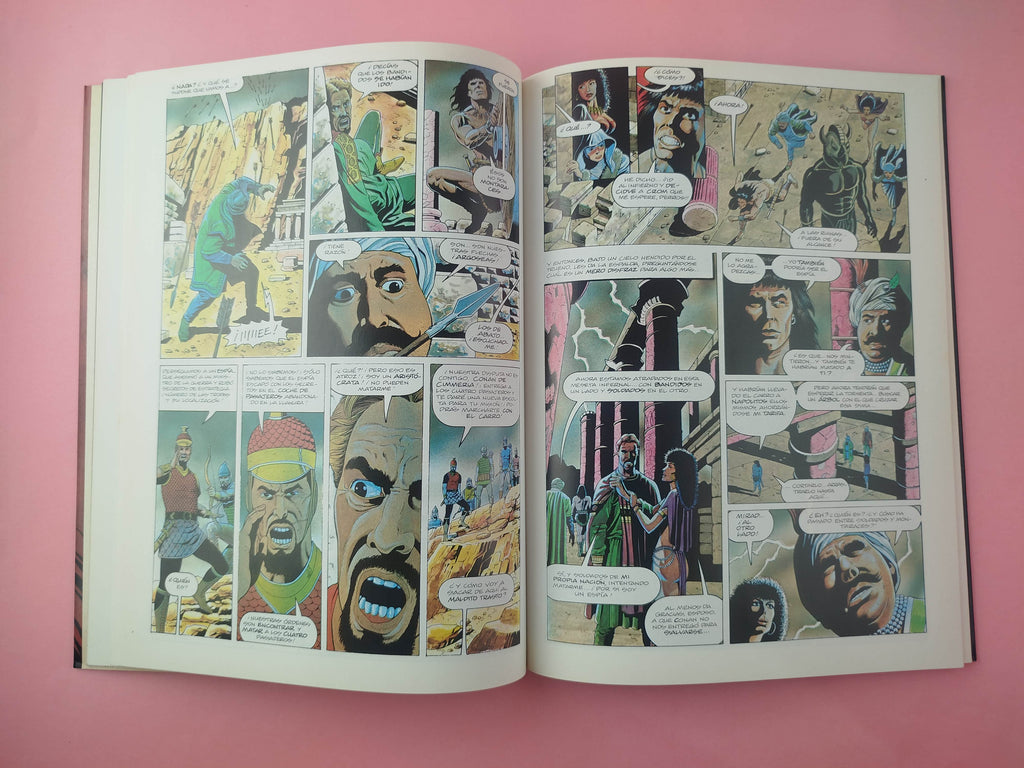 Conan el bárbaro La calavera de set by Doug Moench y Paul Gulacy