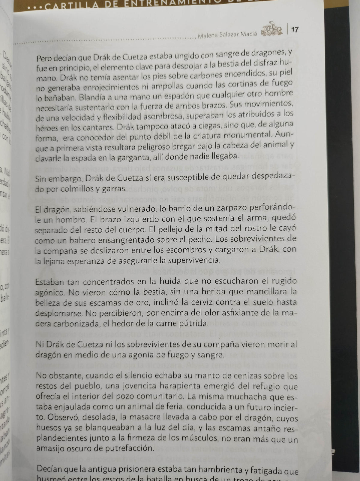 Aliento de dragón libro by malena salazar maciá