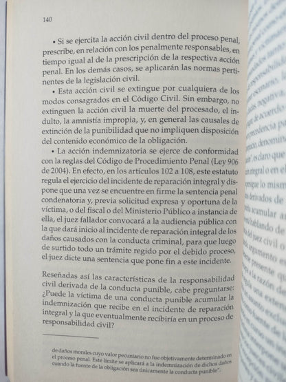 La subsistencia del perjuicio a partir de la aplicación de la compensatio lucri cum damno y de la reparación integral by Ángela María Murcia Ramos