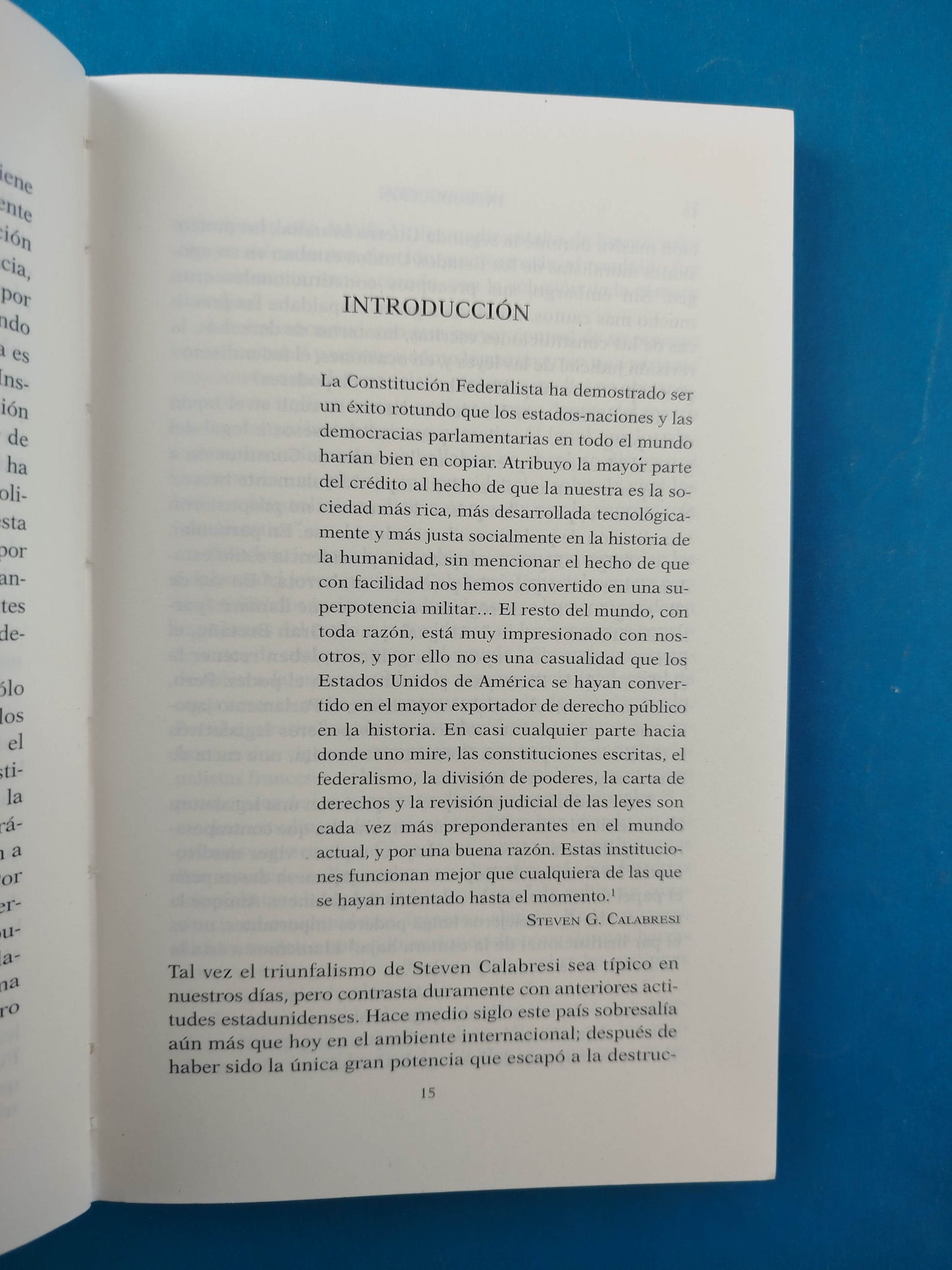 La nueva división de poderes