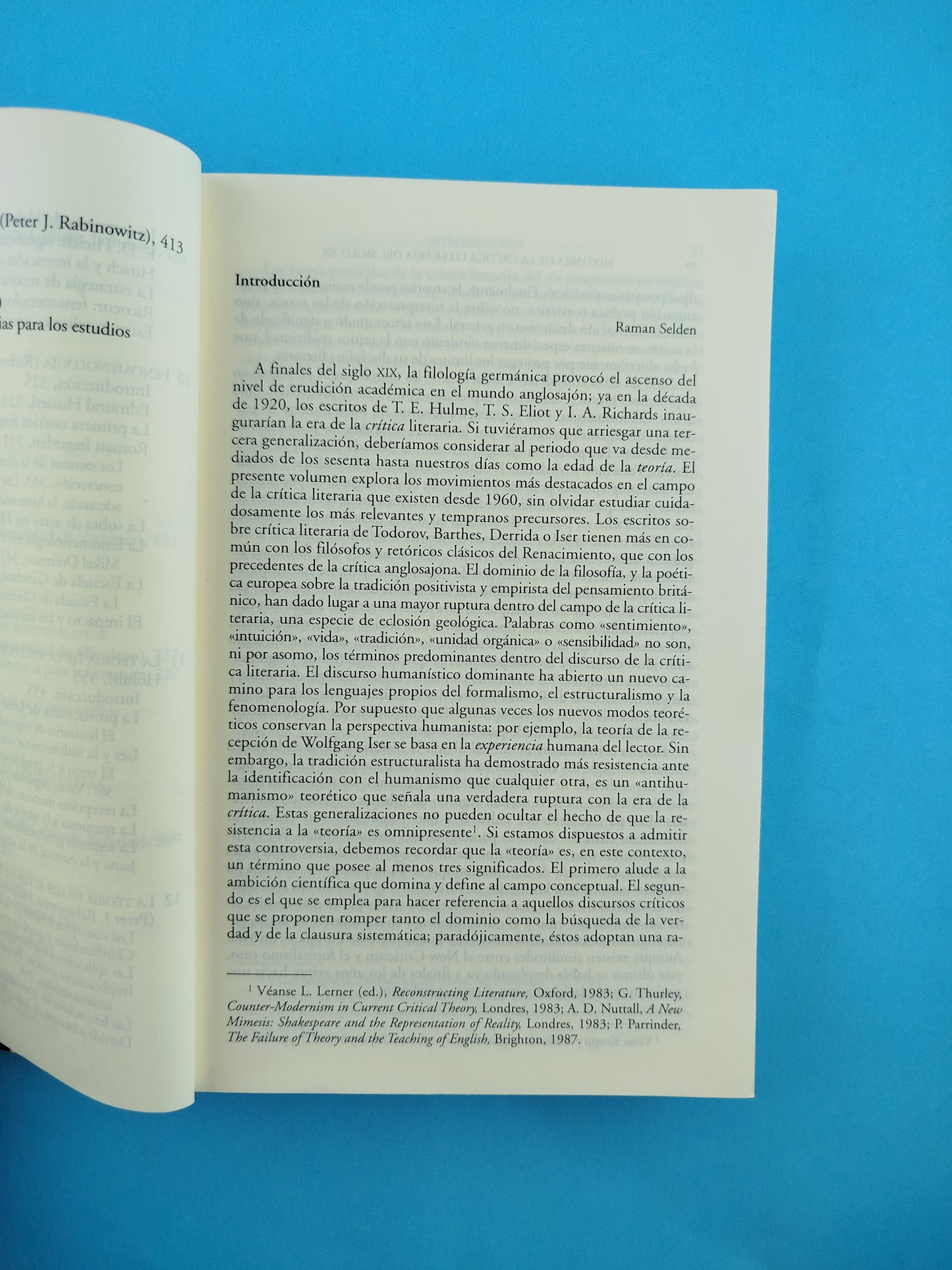 Historia De La Crítica Literatura Del Siglo XX