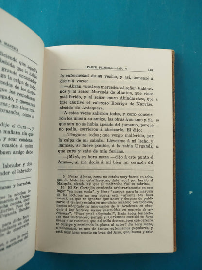 El ingenioso hidalgo Don Quijote de la Mancha 2 tomos