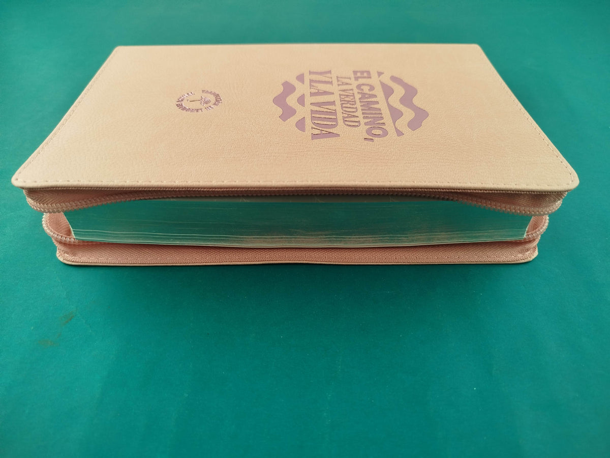 Biblia Tla Letra Grande El Camino rosado Cierre by Lenguaje actual