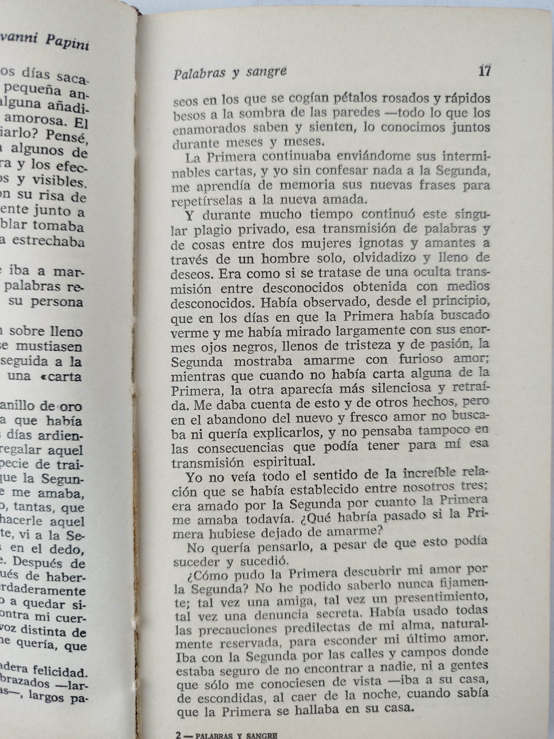 Palabras y sangre by giovanni papini