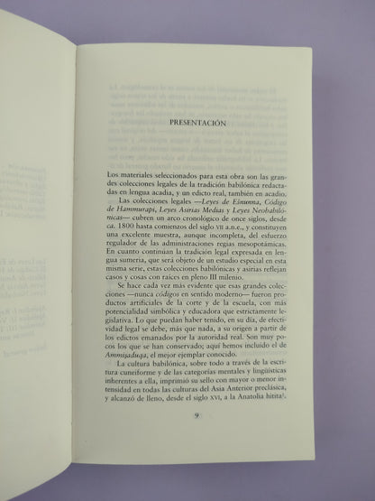 Códigos legales de tradición babilónica