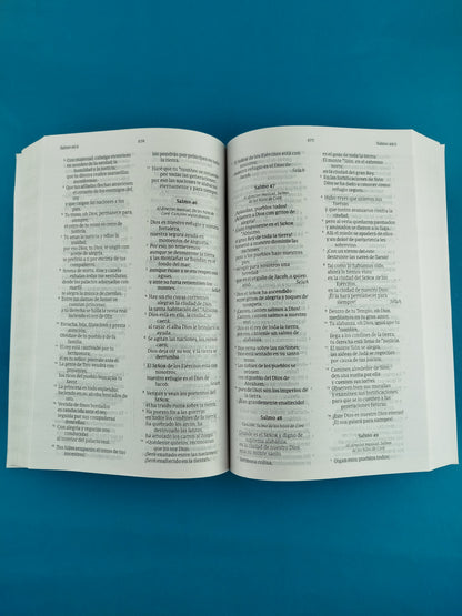 Biblia NVI letra grande rustica naranja
