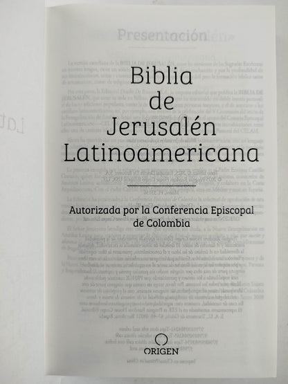 Biblia Católica Biblia de Jerusalén Latinoamericana, tapa dura, tela azul turquesa, edición de regalo by Cipriano Valera
