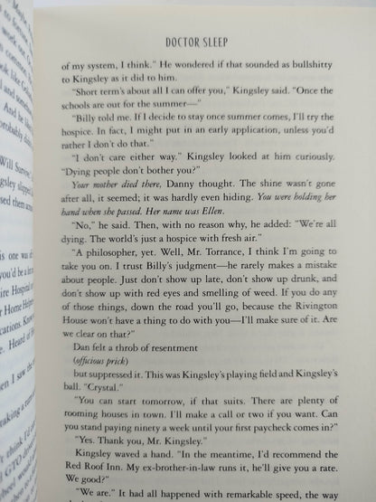 Doctor sleep by Stephen King