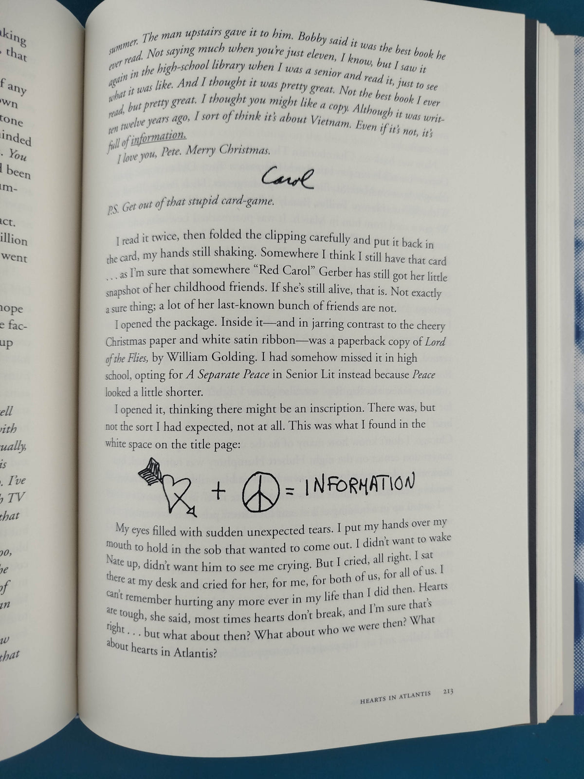Hearts in Suspension by Stephen King