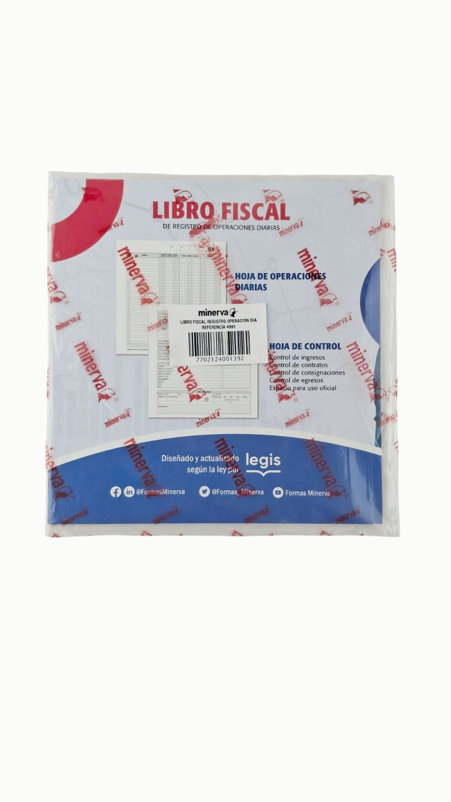 Libro Fiscal Reglamentario Operaciones Diarias 4991 by Minerva