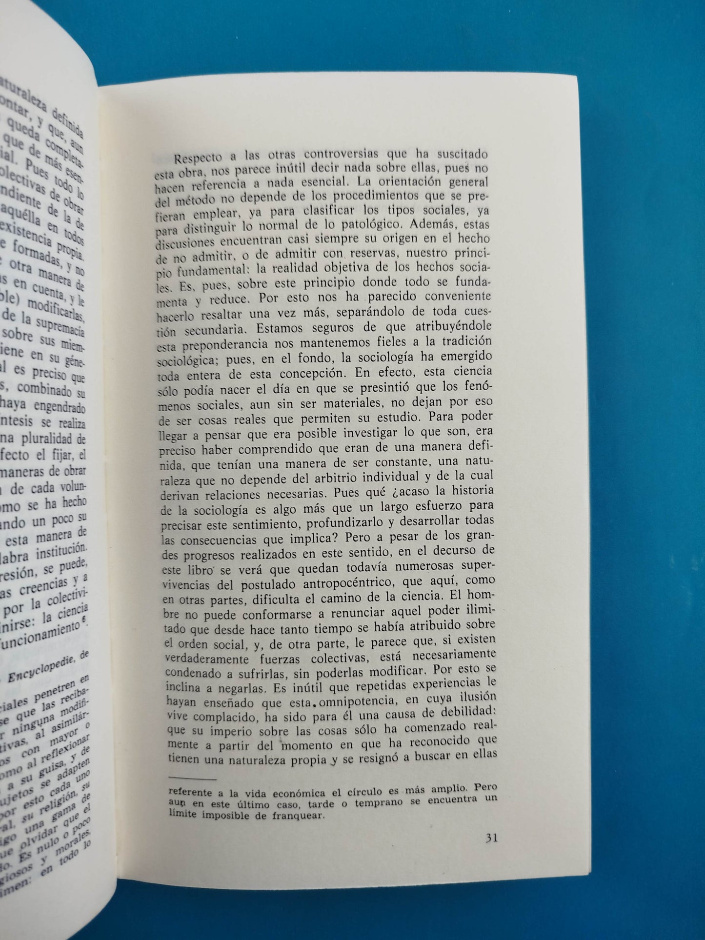 Las reglas del método sociológico