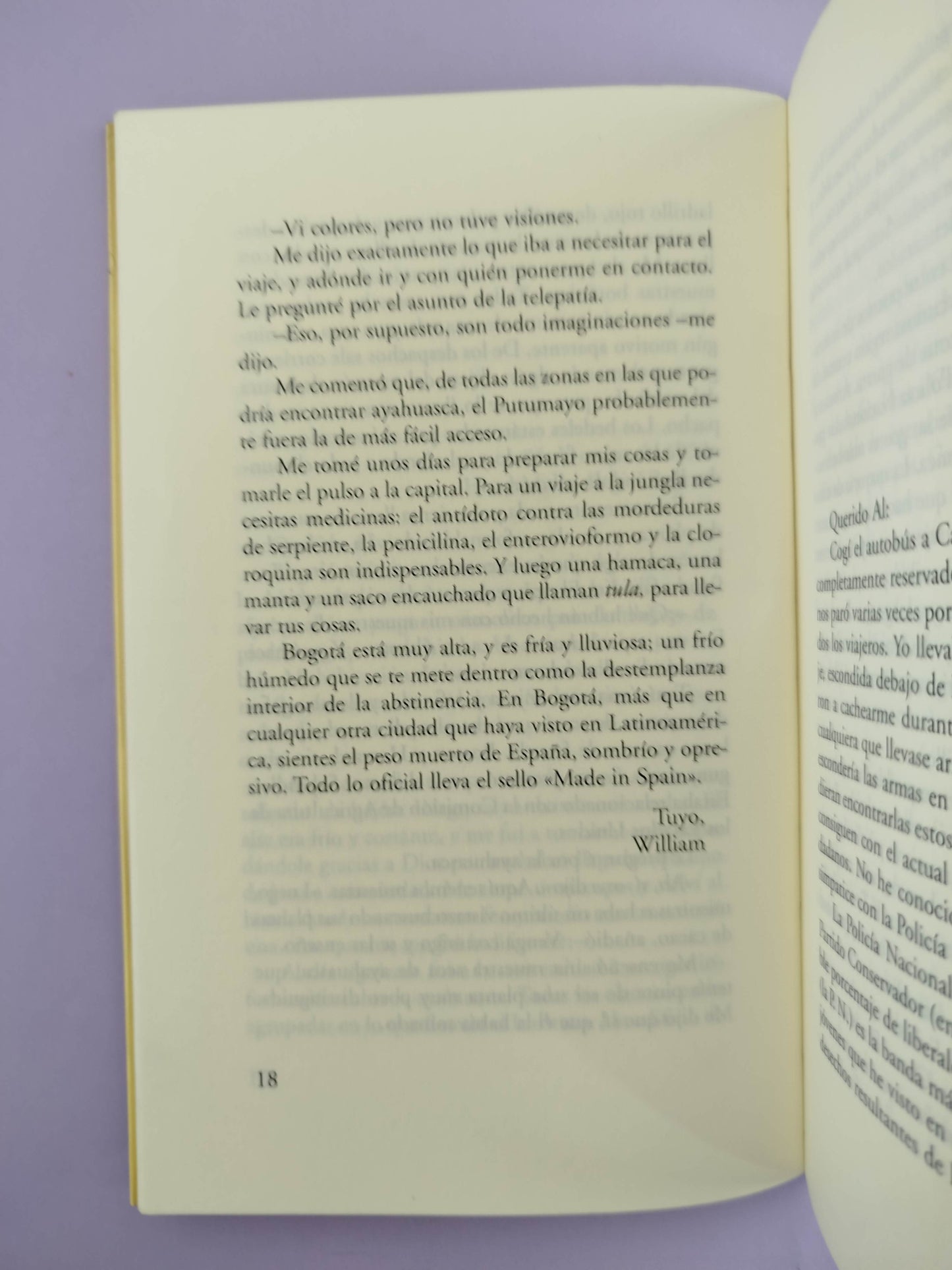 Las cartas de la ayahuasca