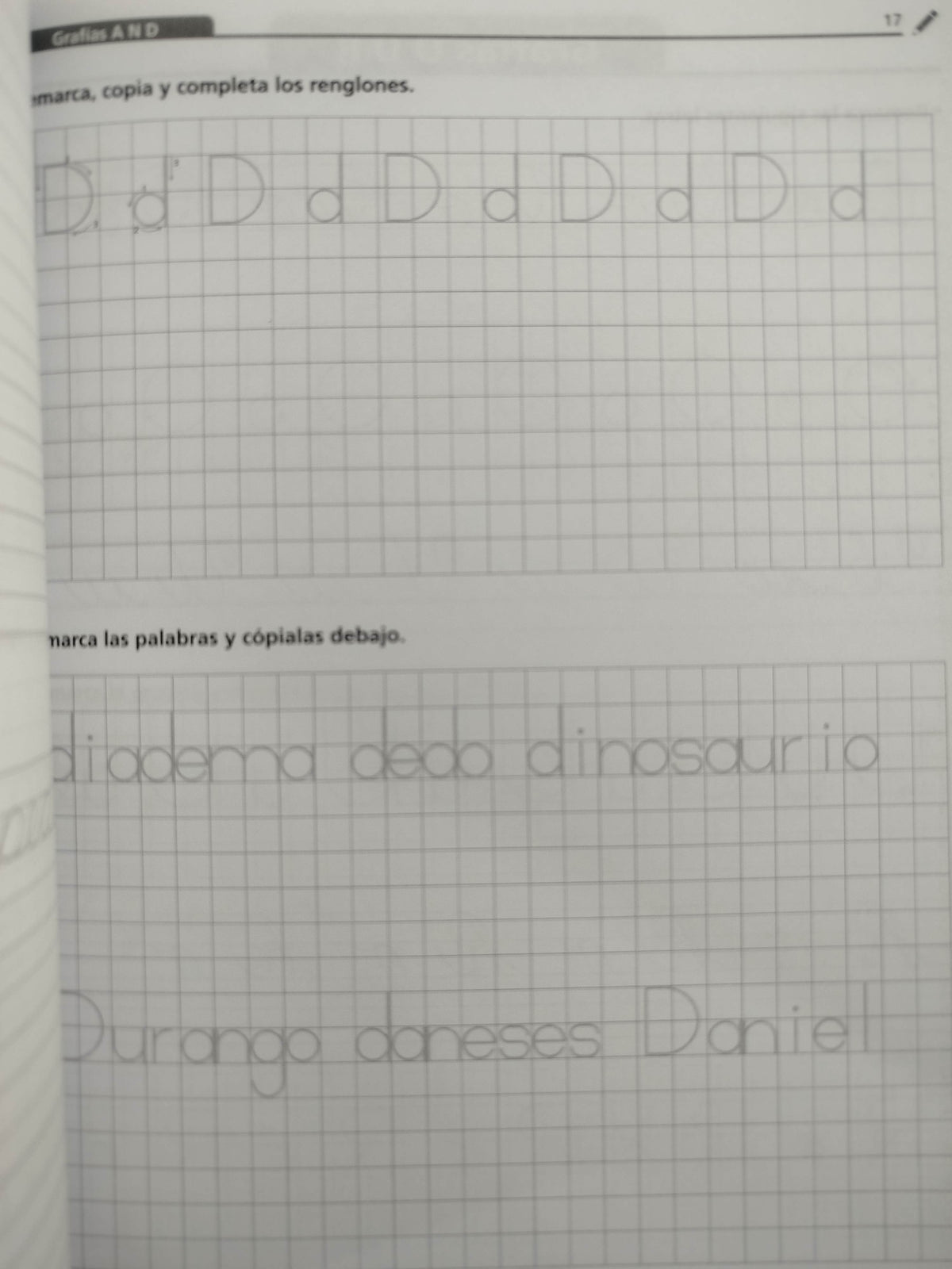Ejercicios de Caligrafía 2 de primaria by Varios