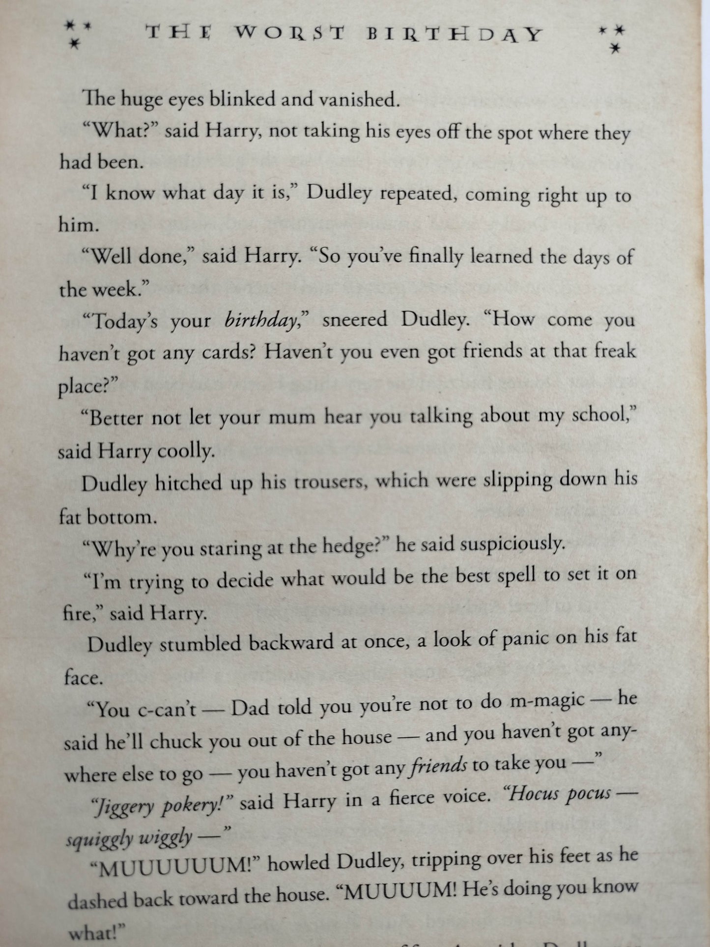 Harry potter and the chamber of secrets by J.k Rowling