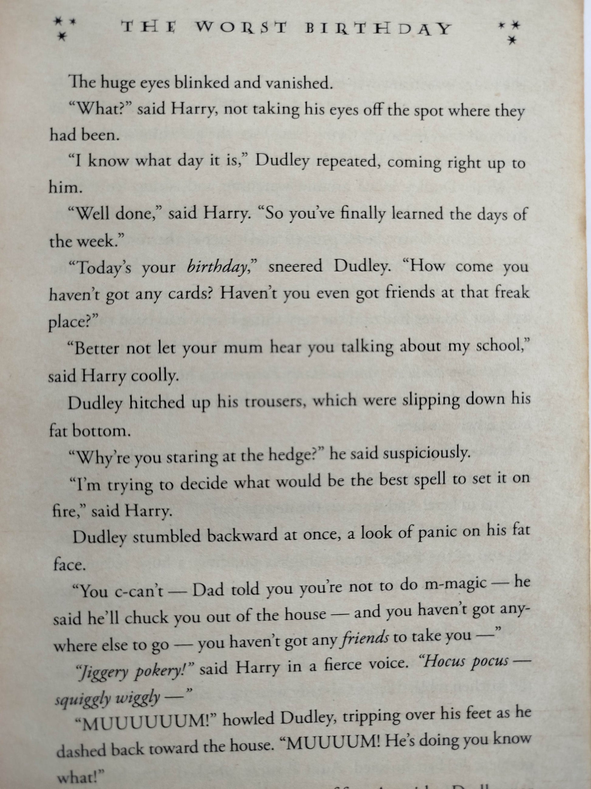 Harry potter and the chamber of secrets by J.k Rowling