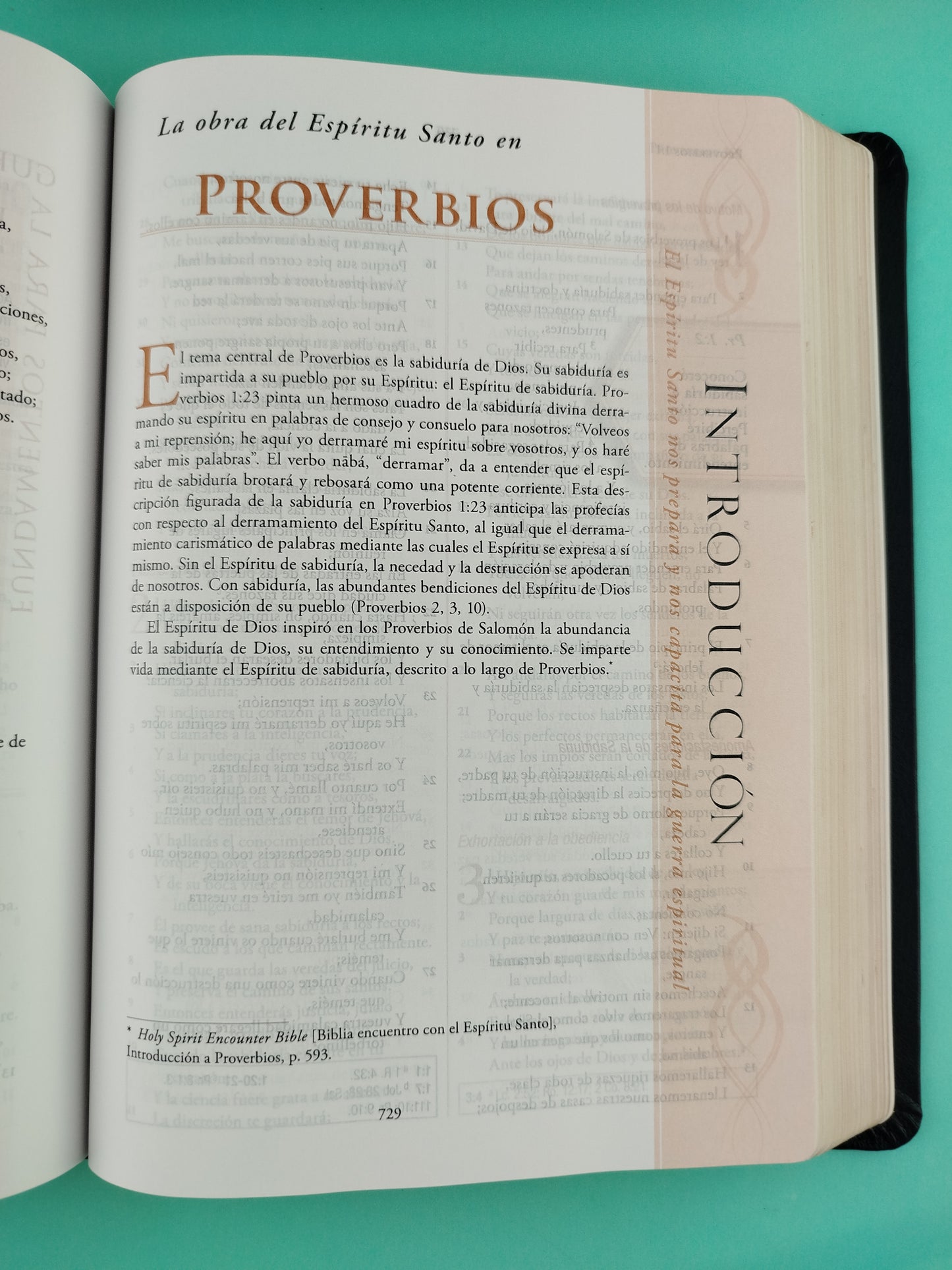 Biblia Guerra Espiritual Semipiel Negra