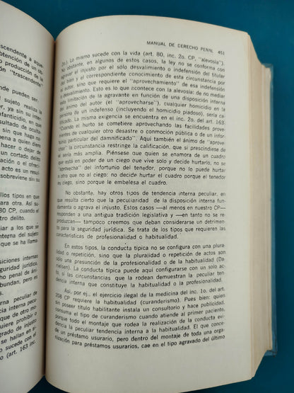 Manual de derecho penal