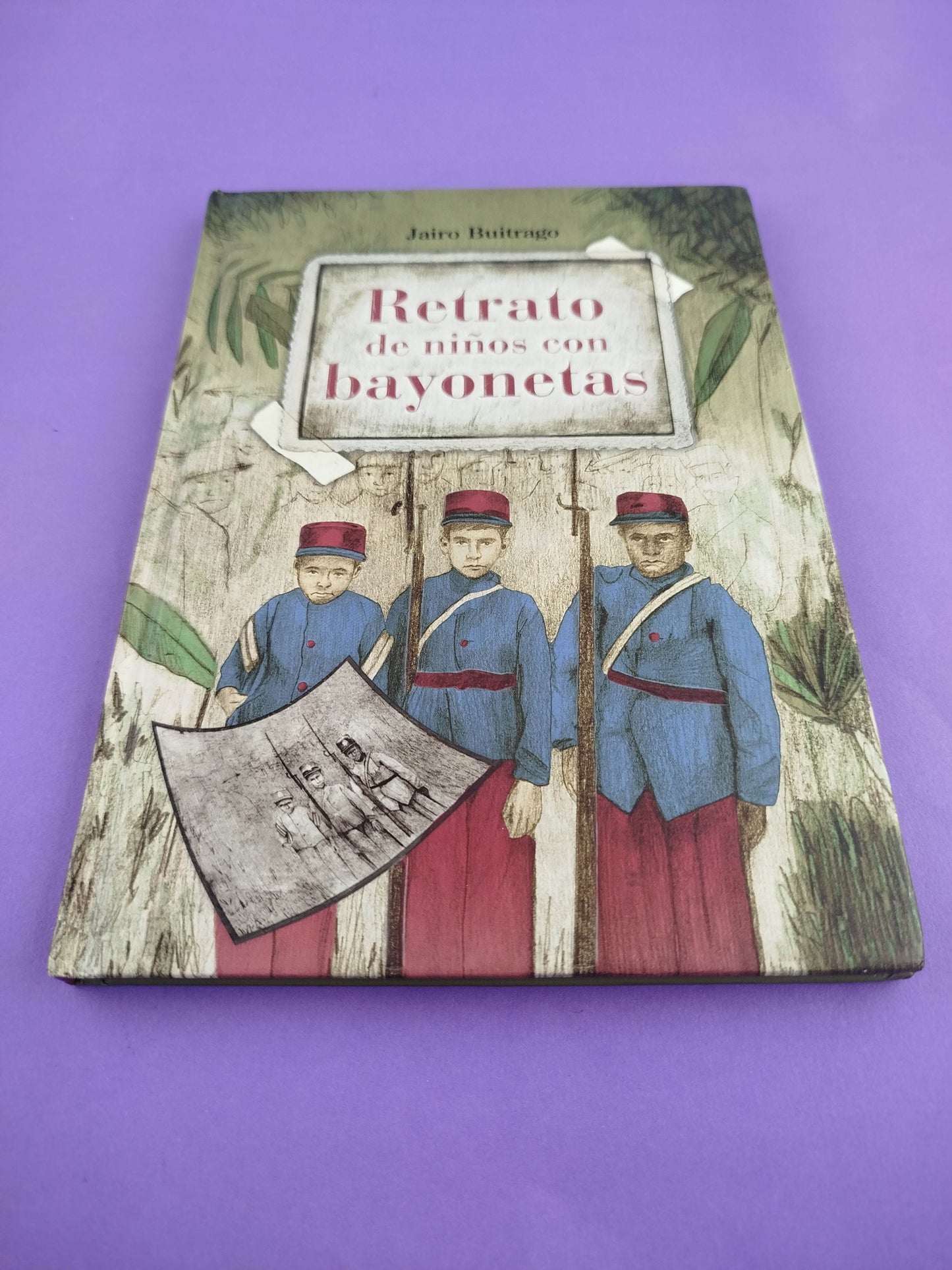 Retrato de niños con bayonetas