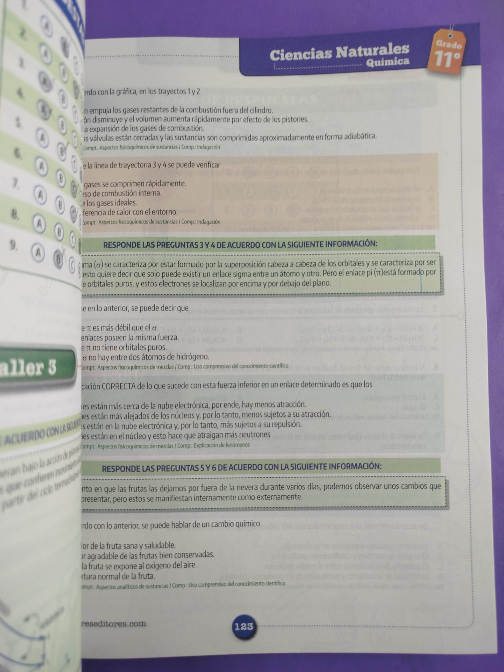 Saber + : Estándares básicos de competencias Grado 11° Ciencias Naturales by Varios