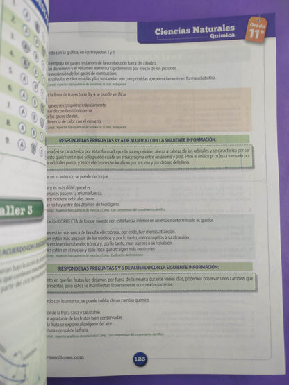 Saber + : Estándares básicos de competencias Grado 11° Ciencias Naturales by Varios