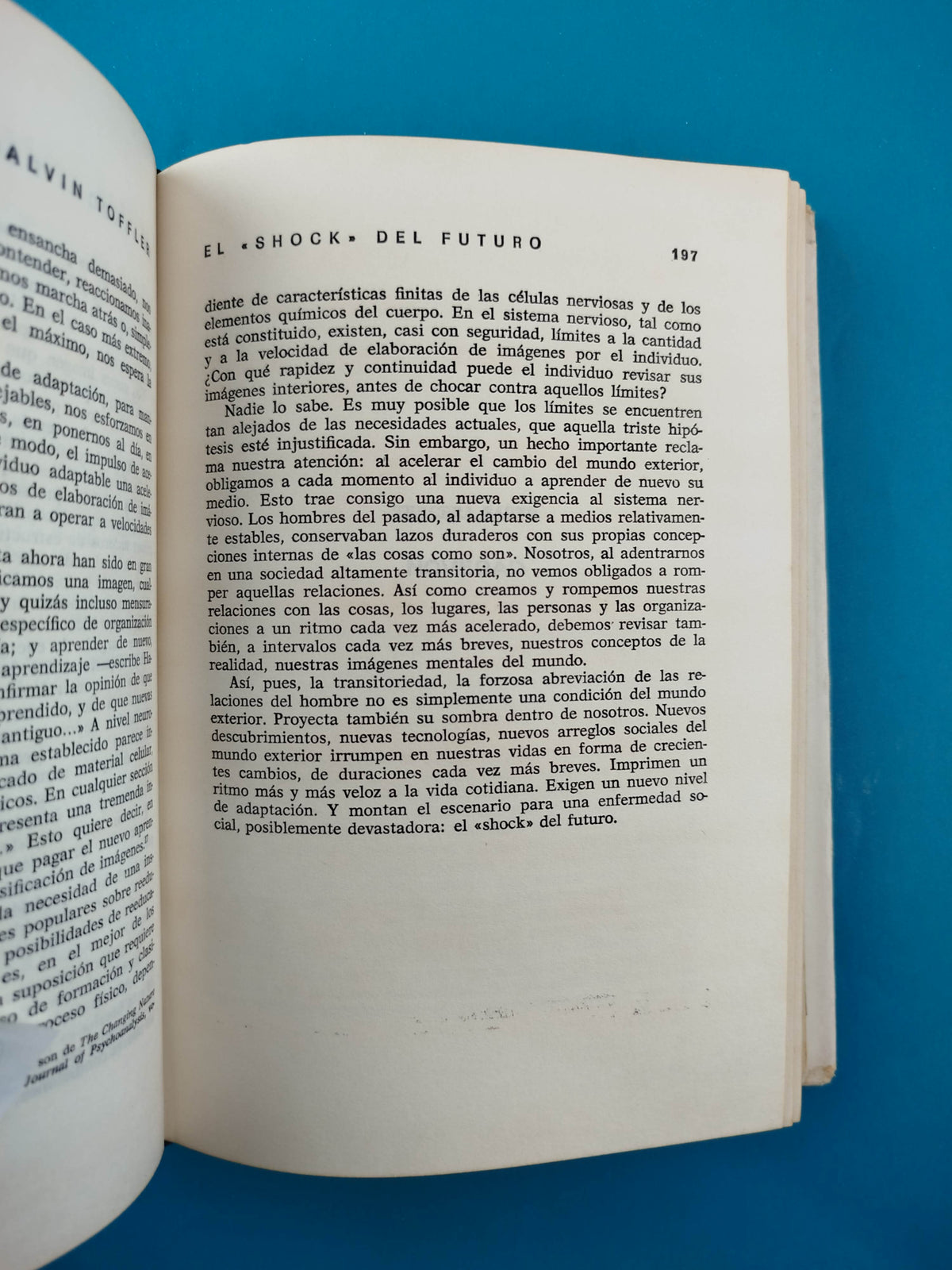 El "Shock" Del Futuro by Alvin Toffler