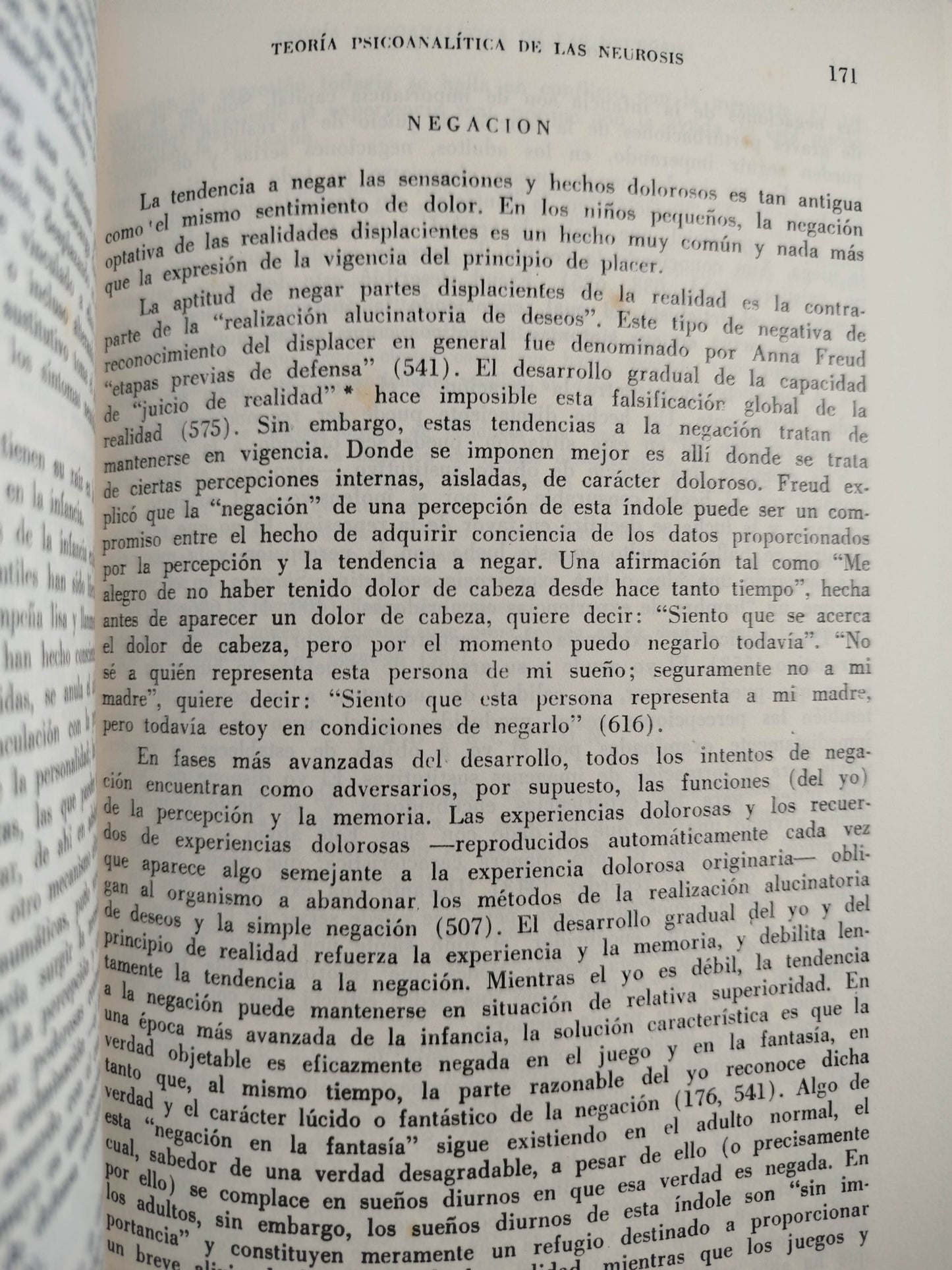 Teoría psicoanalítica de las neurosis by Otto Fenichel