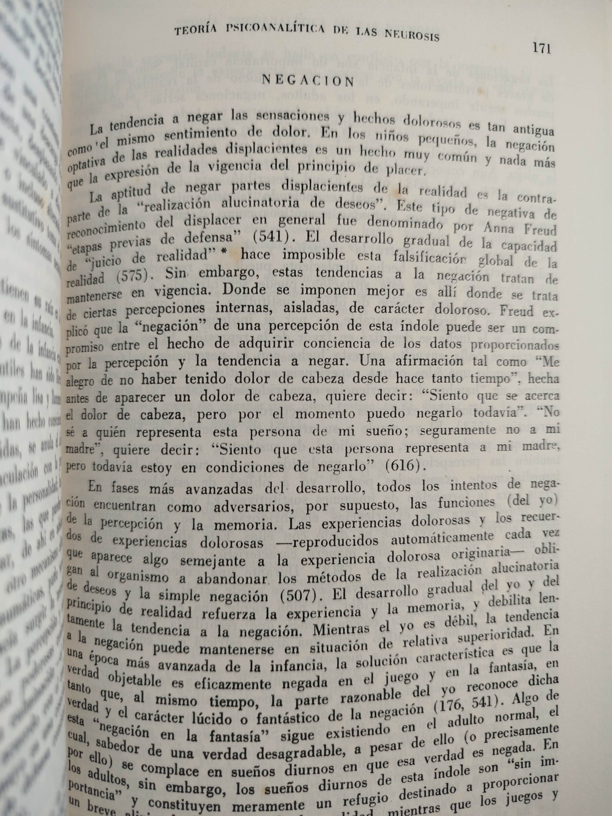 Teoría psicoanalítica de las neurosis by Otto Fenichel