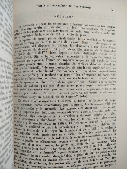 Teoría psicoanalítica de las neurosis by Otto Fenichel