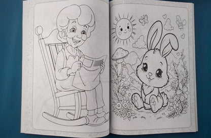 Libro para colorear dibujos grandes