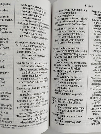 Biblia NTV azul flores letra grande by Nueva Traducción Viviente