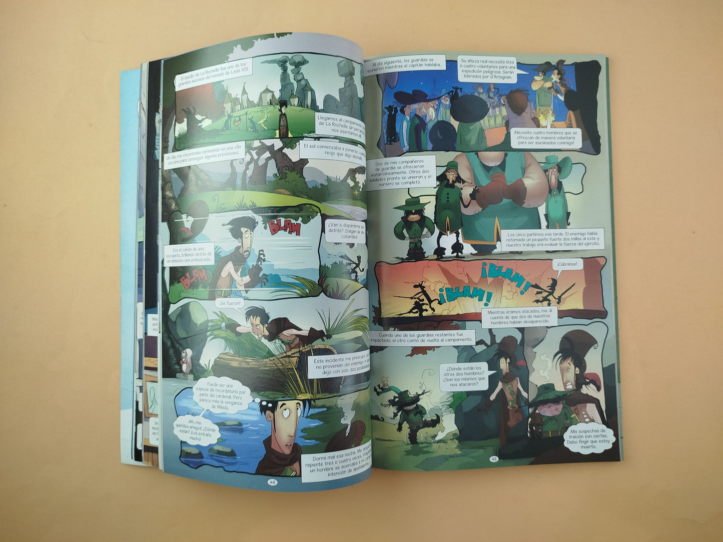 Los tres mosqueteros novela gráfica