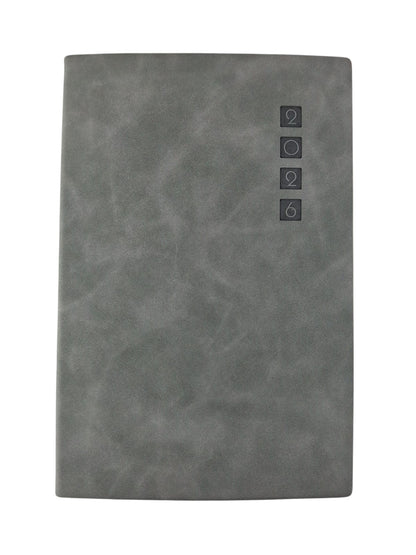 Agenda ejecutiva 2026 económica gris by Varios