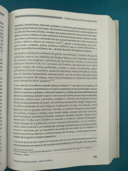 Tratado de Derecho Penal. 2 Tomos.