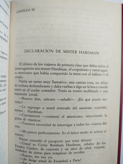 Asesinato en el orient express by Agatha Christie