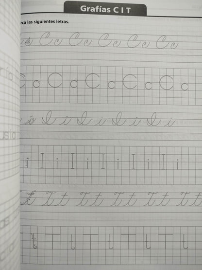 Ejercicios de Caligrafía 4 de primaria by Varios