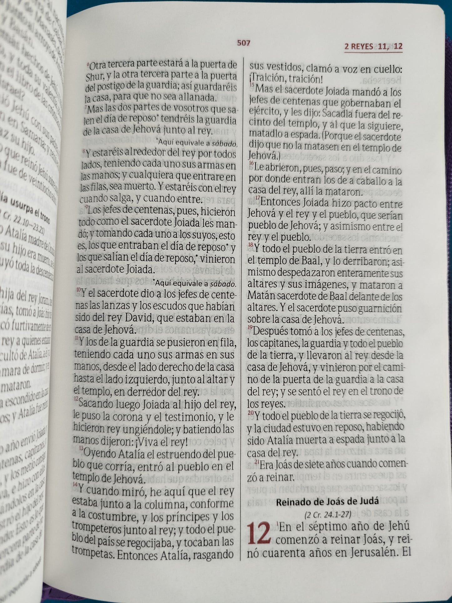 Biblia troquelada morada flores canto plateado by Reina Valera 1960