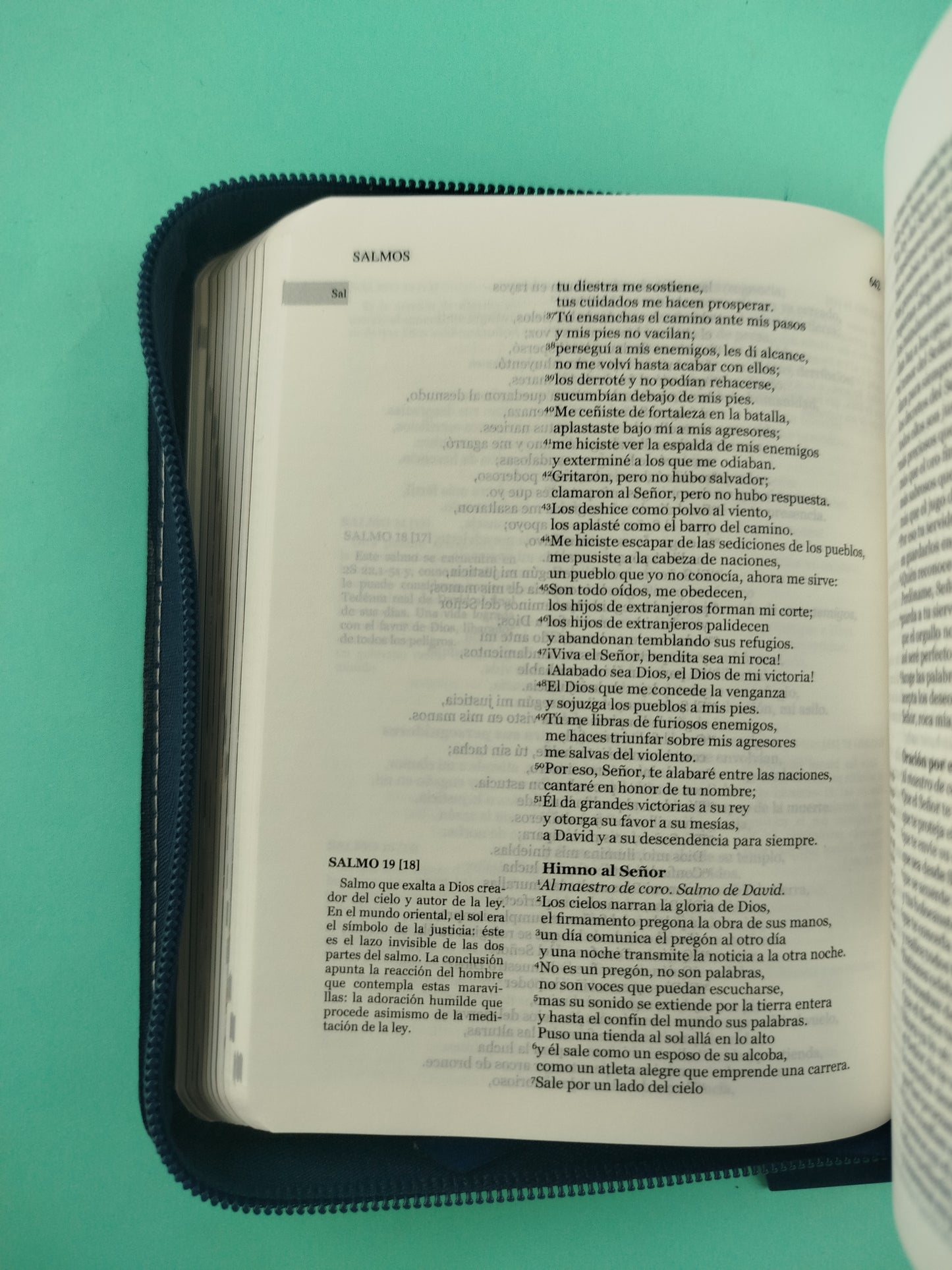 Nuestra sagrada biblia clásica estuche azul