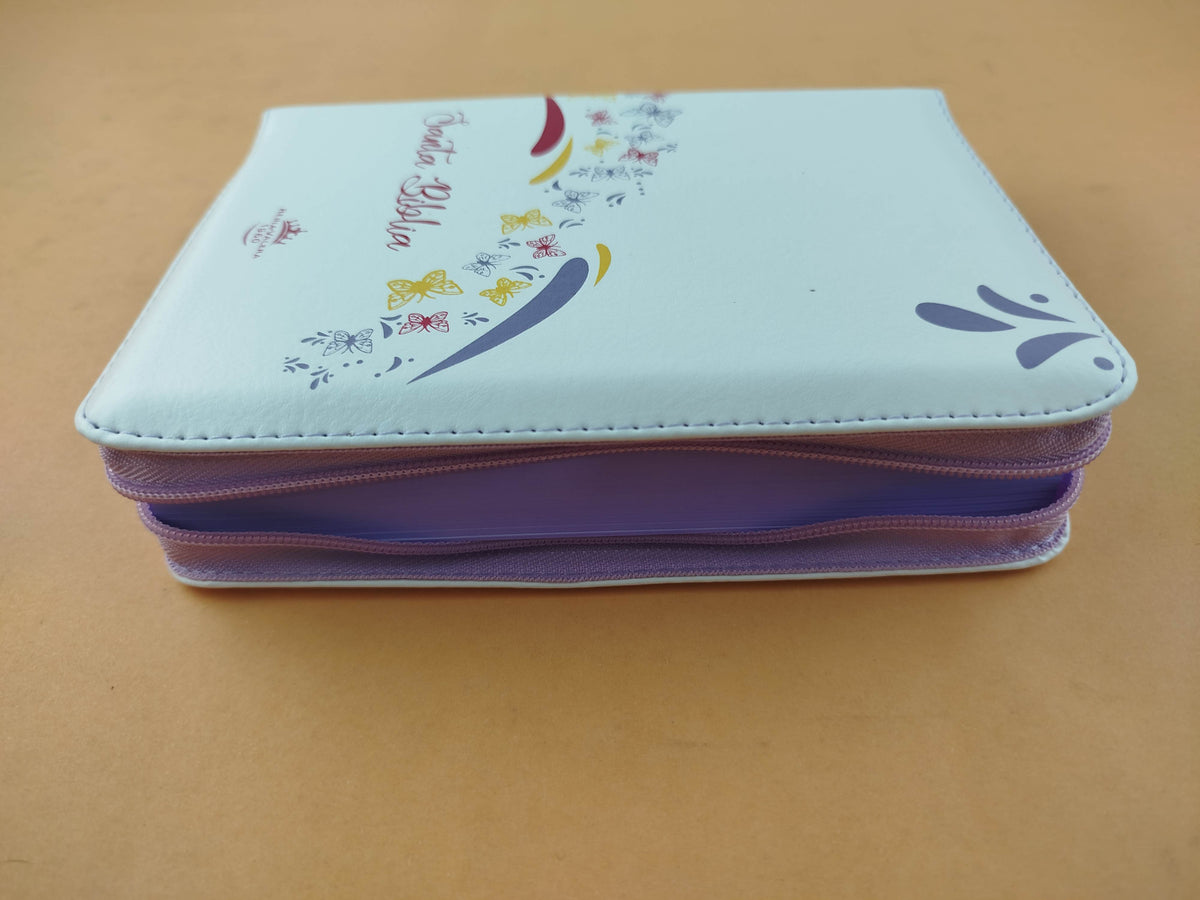 Biblia rvr 1960 blanco mariposas by Reina Valera 1960