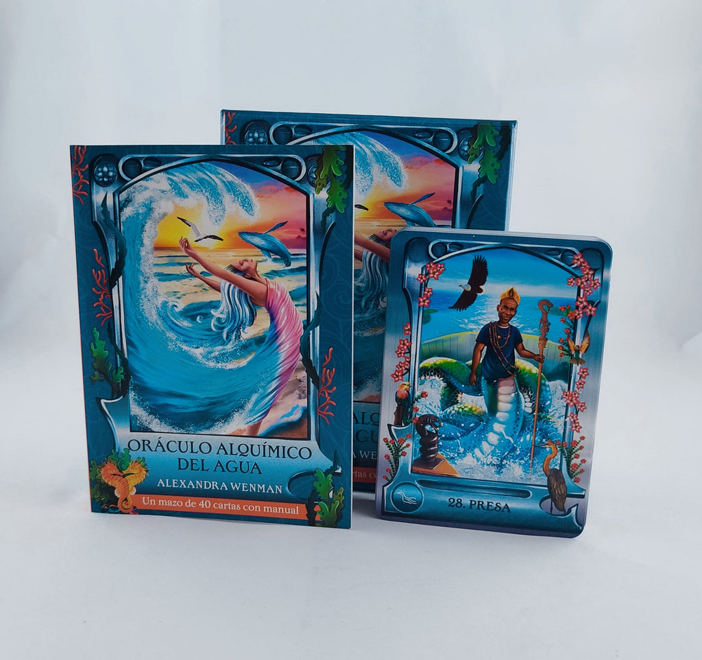 Oráculo alquímico del agua (Caja) by Alexandra Wenman