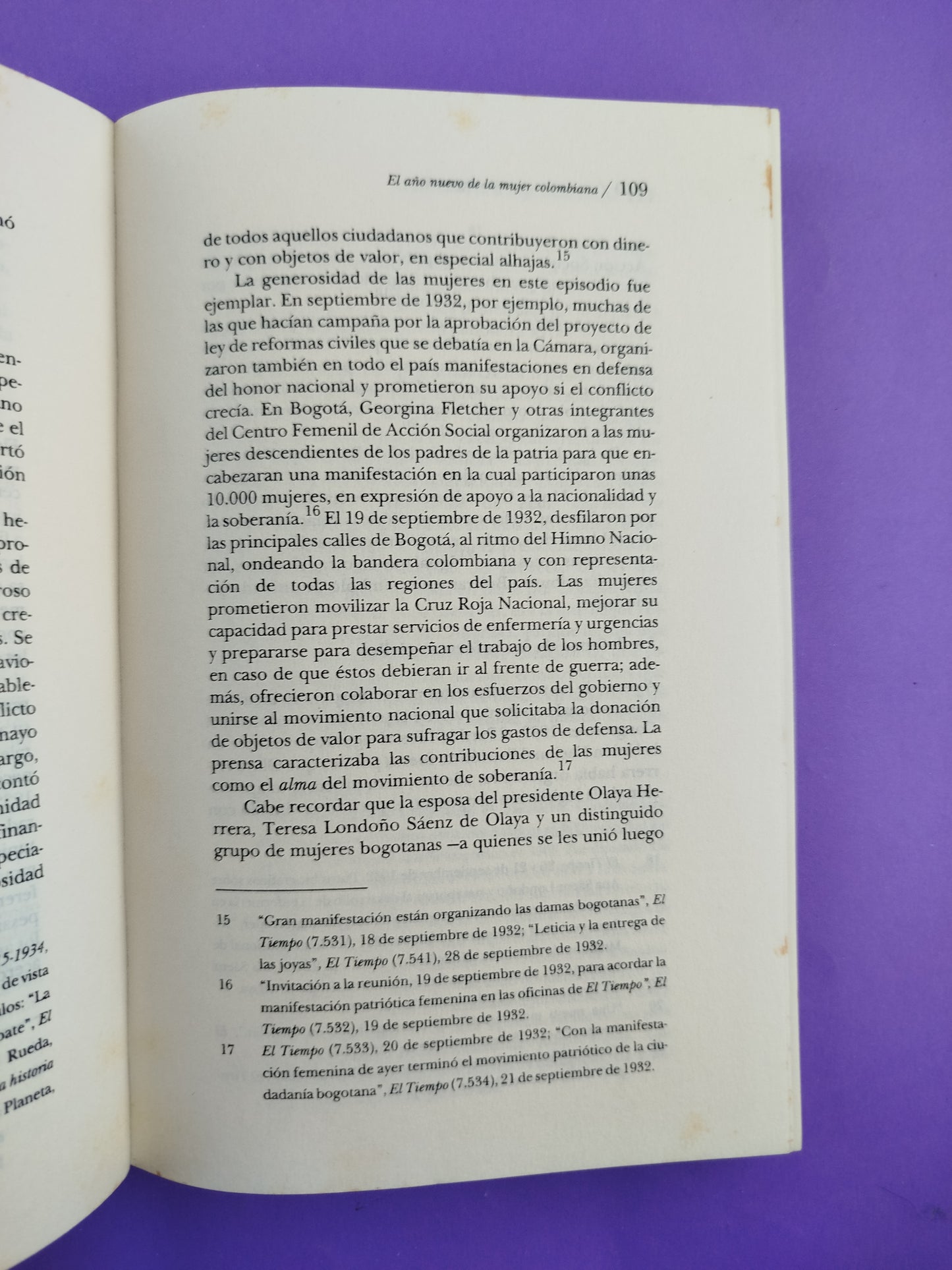 Colombianas en La vanguardia