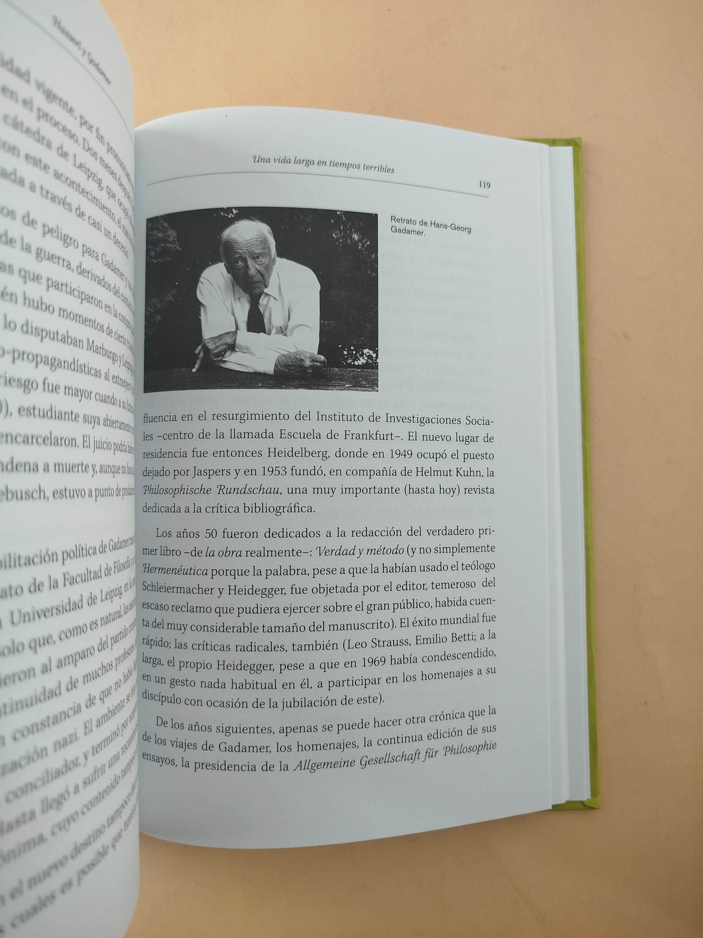 Husserl y Gadamer Fenomenología y hermenéutica