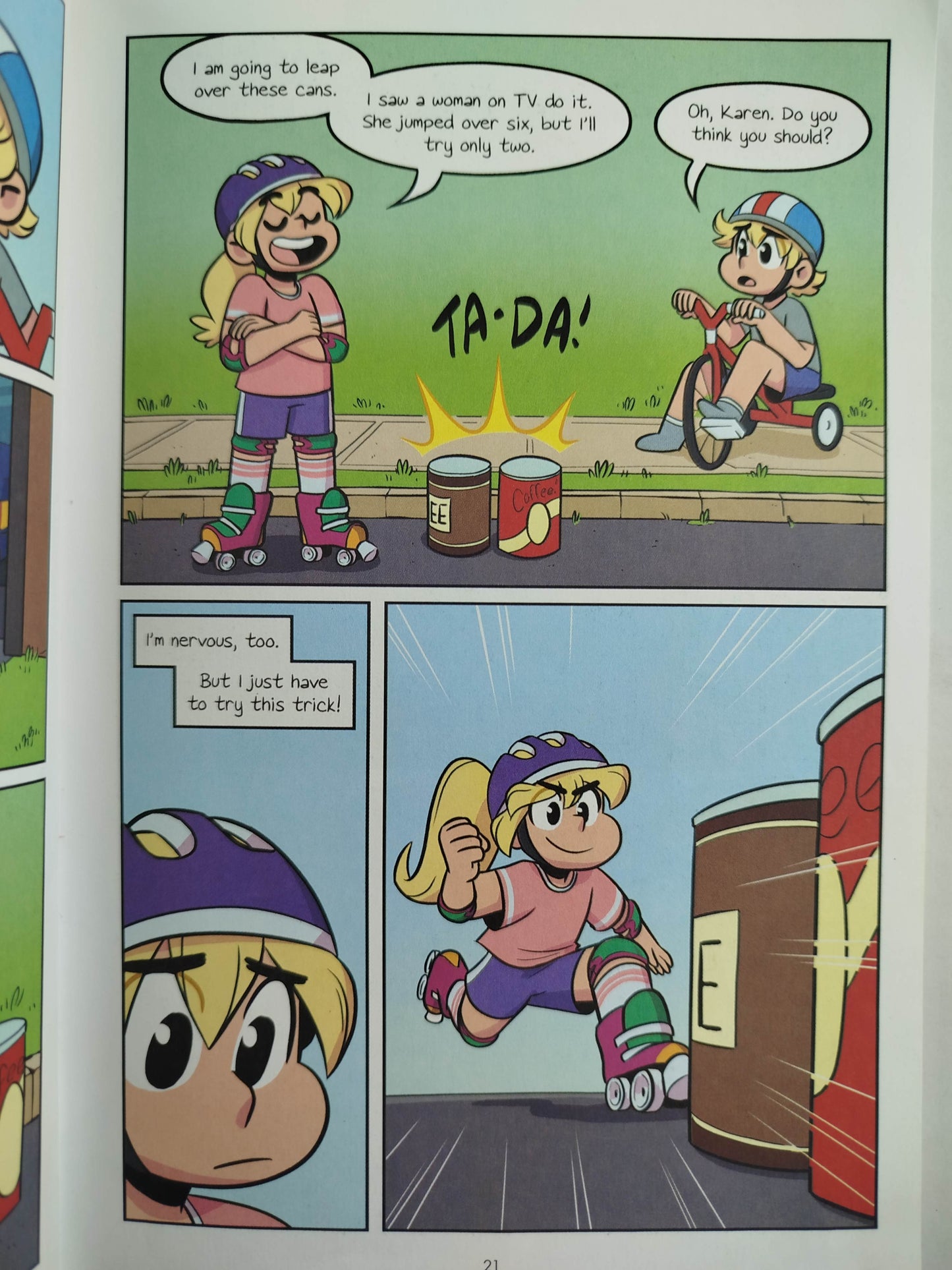 Baby sitters little sister karen´s roller skates by Katy Farina