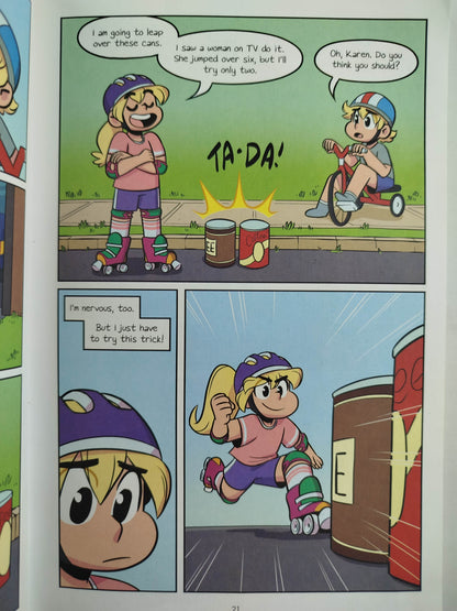 Baby sitters little sister karen´s roller skates by Katy Farina