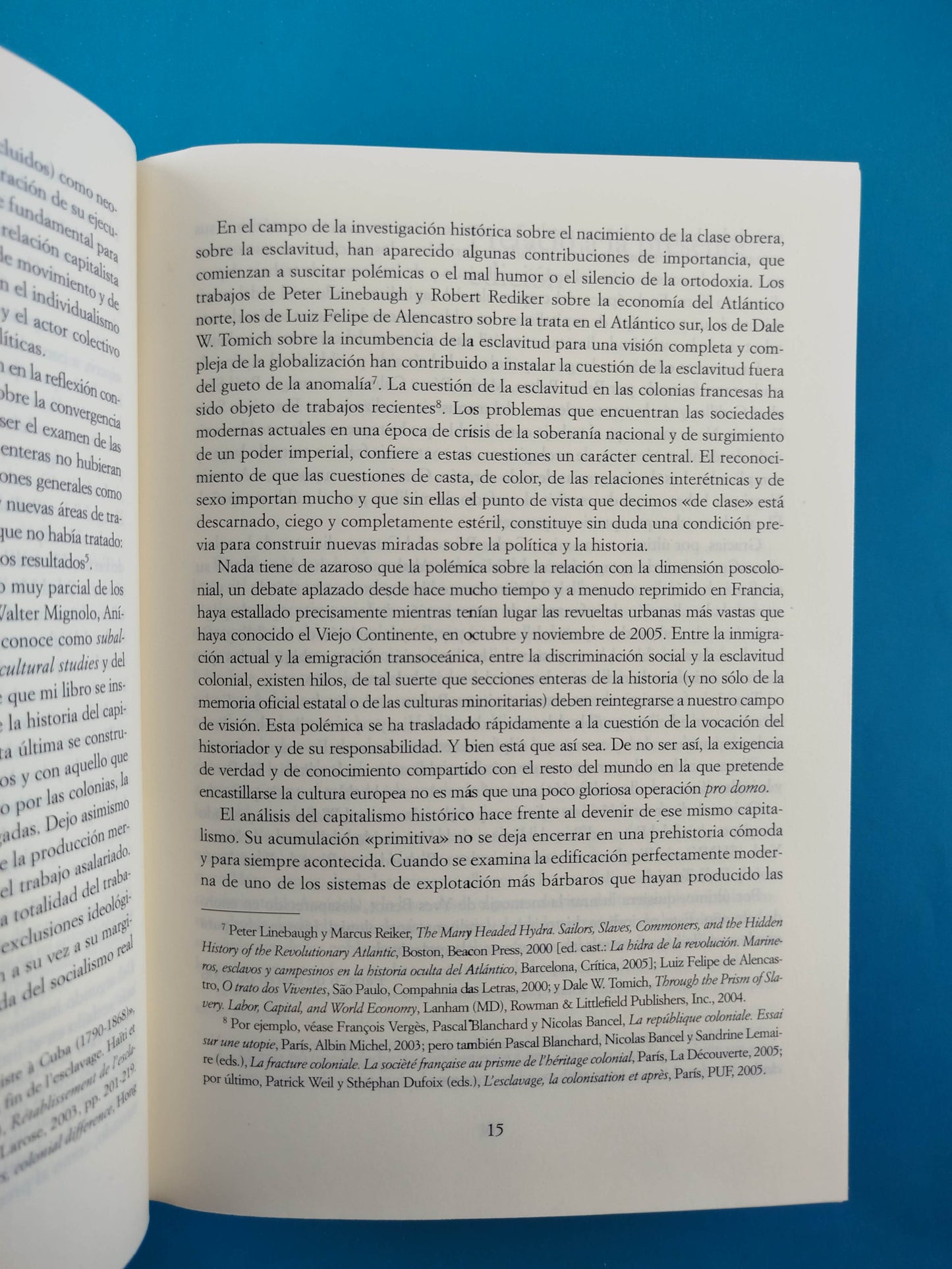 De la esclavitud al trabajo asalariado