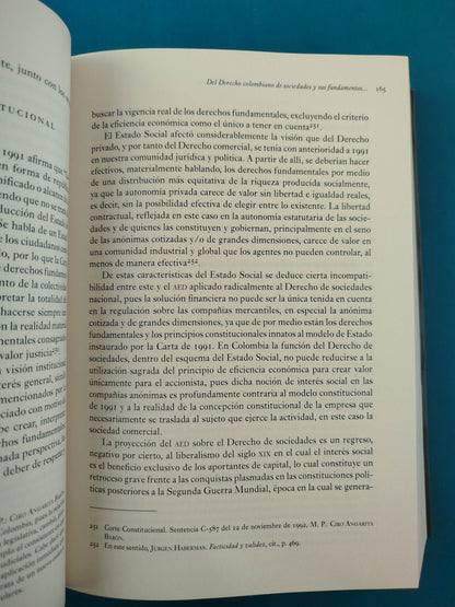 El derecho de sociedades y el gobierno de la sociedad anónima: el interés social, órganos, accionistas y administradores