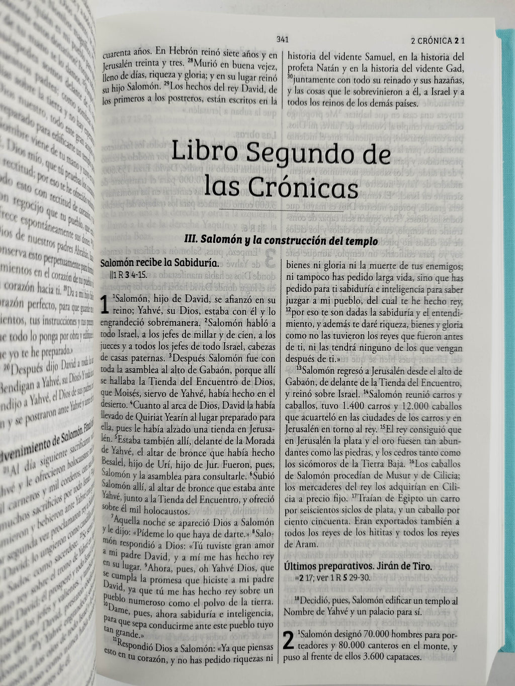 Biblia Católica Biblia de Jerusalén Latinoamericana, tapa dura, tela azul turquesa, edición de regalo by Cipriano Valera