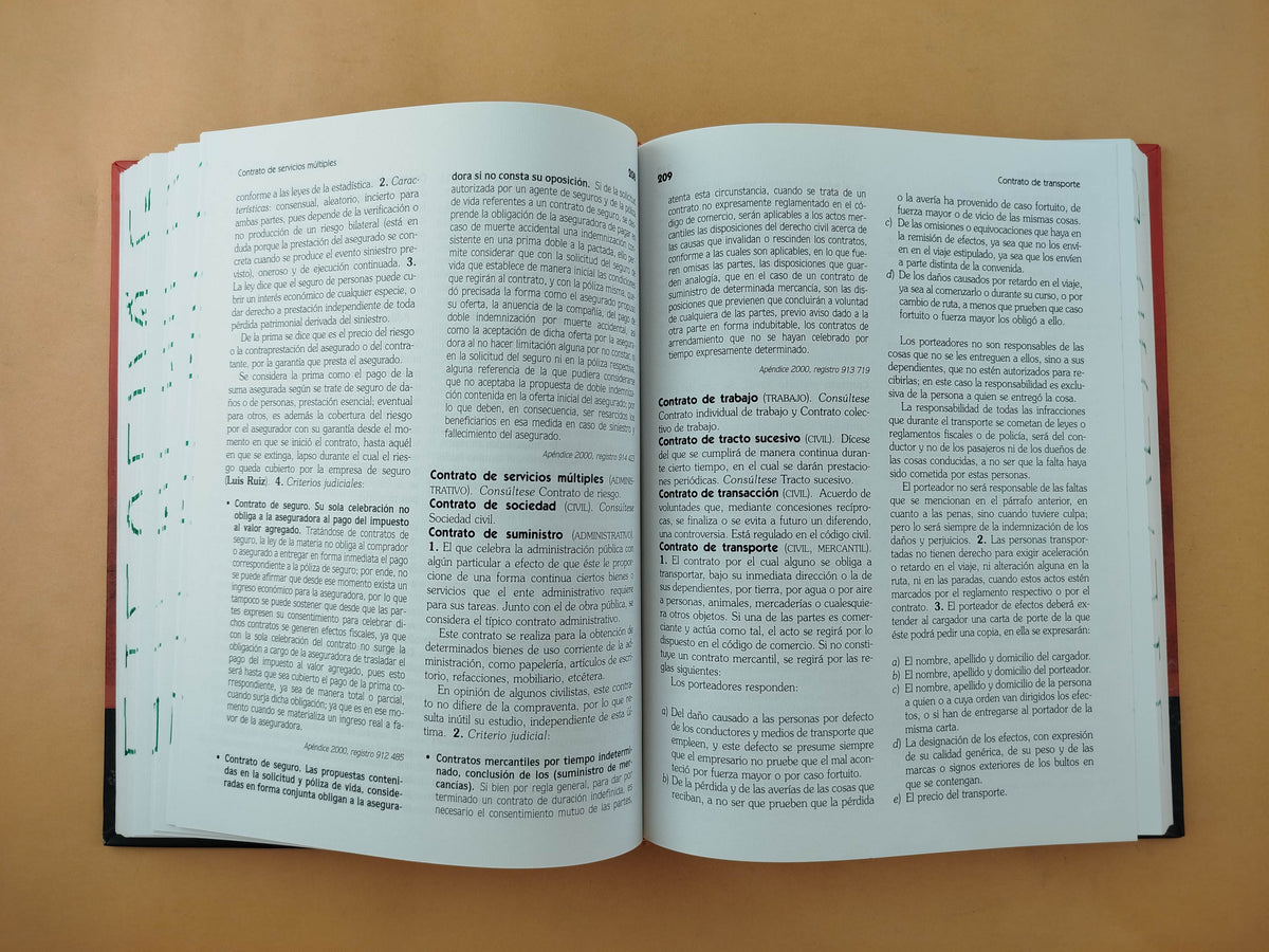 Diccionario jurídico moderno 2 Tomos by Rafael Martínez Morales